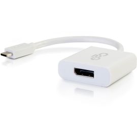 USB C TO DISPLAYPORT ADAPTER CONVERTER 4K 30HZ - WHITE TAA