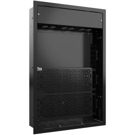 LG INWALL BOX 14.25X22 LL,FLG,6PWR,BK