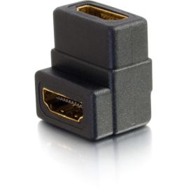 RIGHT ANGLE HDMI FEMALE TO FEMALE COUPLER EASILY EXTEND OVERALL CABLE LENGTH BY