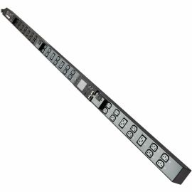 Eaton Tripp Lite Series 12.6kW 200-240V 3-Phase IsoBreaker Managed PDU - Gigabit, 36 Outlets, CS8365C Input, LCD, 10 ft. (3 m) Cord, 0U, 70 in. (1.8 m) Height, TAA