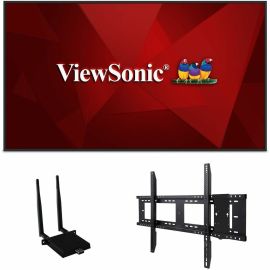 ViewSonic Commercial Display CDE5530-E1 - 4K, Integrated Software, WiFi Adapter and Fixed Wall Mount - 450 cd/m2 - 55