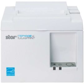 Star Micronics TSP100III Thermal Printer, USB/Lightning - Cutter, Internal Power Supply, Includes USB Cable, White