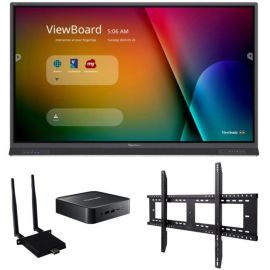 ViewSonic ViewBoard IFP6552-1C-C1 - 4K Interactive Display, WiFi Adapter, Fixed Wall Mount, Chromebox - 400 cd/m2 - 65