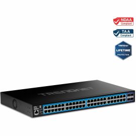 TRENDnet 52-Port Gigabit Web Smart Switch with 10G SFP+ Ports