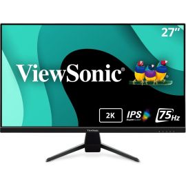 ViewSonic VX2767U-2K 27 Inch 1440p IPS Monitor with 65W USB C, HDR10 Content Support, Ultra-Thin Bezels, Eye Care, HDMI, and DP input