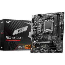 MSI Pro PRO A620M-E Gaming Desktop Motherboard - AMD A620 Chipset - Socket AM5 - Micro ATX