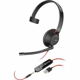 POLY BLACKWIRE 5210 MONAURAL USB-A HEADSET (BULK)