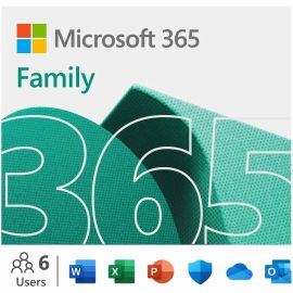 Microsoft 365 Family - Subscription License - Up to 6 people - 1 Year