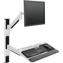 WALL TRACK LCD  KEYBOARD ARMS 32IN 7.5-25 LB MONITOR SILVER
