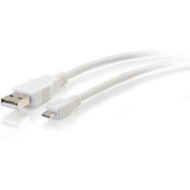 C2G 6FT USB 2.0 A TO MICRO-USB B CABLE WHITE - 6USB CABLE - 6 FOOT USB A TO USB