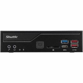 Shuttle XPC slim DH470 Barebone System - Slim PC - Socket LGA-1200 - 1 x Processor Support - TAA Compliant