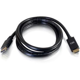 6FT DP TO HDMI CABLE 4K PASSIVE BLACK