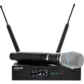 Shure Wireless System with QLXD2/BETA87A Handheld Transmitter