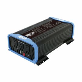 Tripp Lite by Eaton 1500W Compact Power Inverter - 3x 5-15R, USB Charging, Pure Sine Wave, Wired Remote