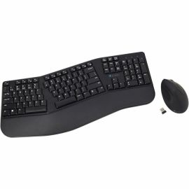 V7 Bluetooth Ergonomic Keyboard and Mouse Combo - US Layout