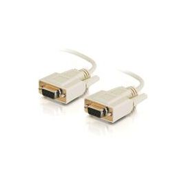 C2G 6ft DB9 F/F Null Modem Cable - Beige