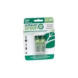 ULTRALAST 2 PACK AA EVERYDAY PRECHARGED CARDED