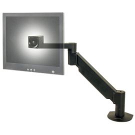 24IN REACH RADIAL ARM. SUPPORTS 13 - 28 LBS. 75/100 MM VESA COMPATIBLE. BLACK. T