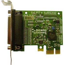 Brainboxes Parallel Port Printer Low Profile PCI Express Card