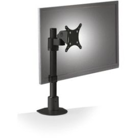 LOW PROFILE SINGLE POLE MOUNT FOR VESA COMPATIBLE DISPLAYS UP TO 40 LBS.  INCLUD