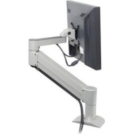 SINGLE DELUXE MONITOR ARM MOUNT WITH SPRING ASSITED TILTER EXTENDS 27 WITH 18 VE