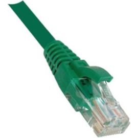 1FT GREEN BOOTED CAT6A STP PATCH CABLE