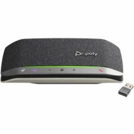 Poly Sync 20+ for Microsoft Teams Portable Speakerphone, USB-A, Bluetooth for Smartphone , PC Connect via BT600 Bluetooth adapter